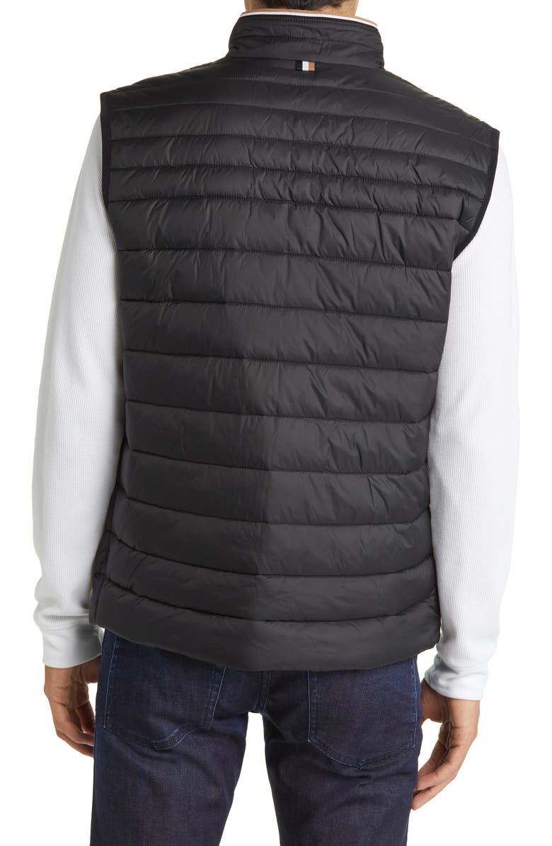 HUGO Darolan Water Repellent Quilted Vest, Alternate, color, Blk