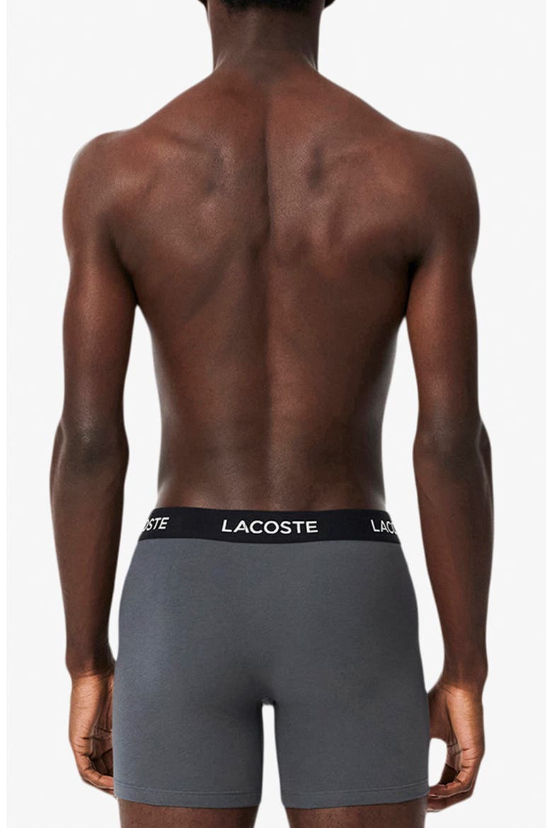 Core Essentials Assorted 5-Pack Stretch Cotton Boxer Briefs, Alternate, color, GREY