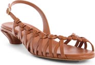 Chloé Estra Woven Slingback Sandal