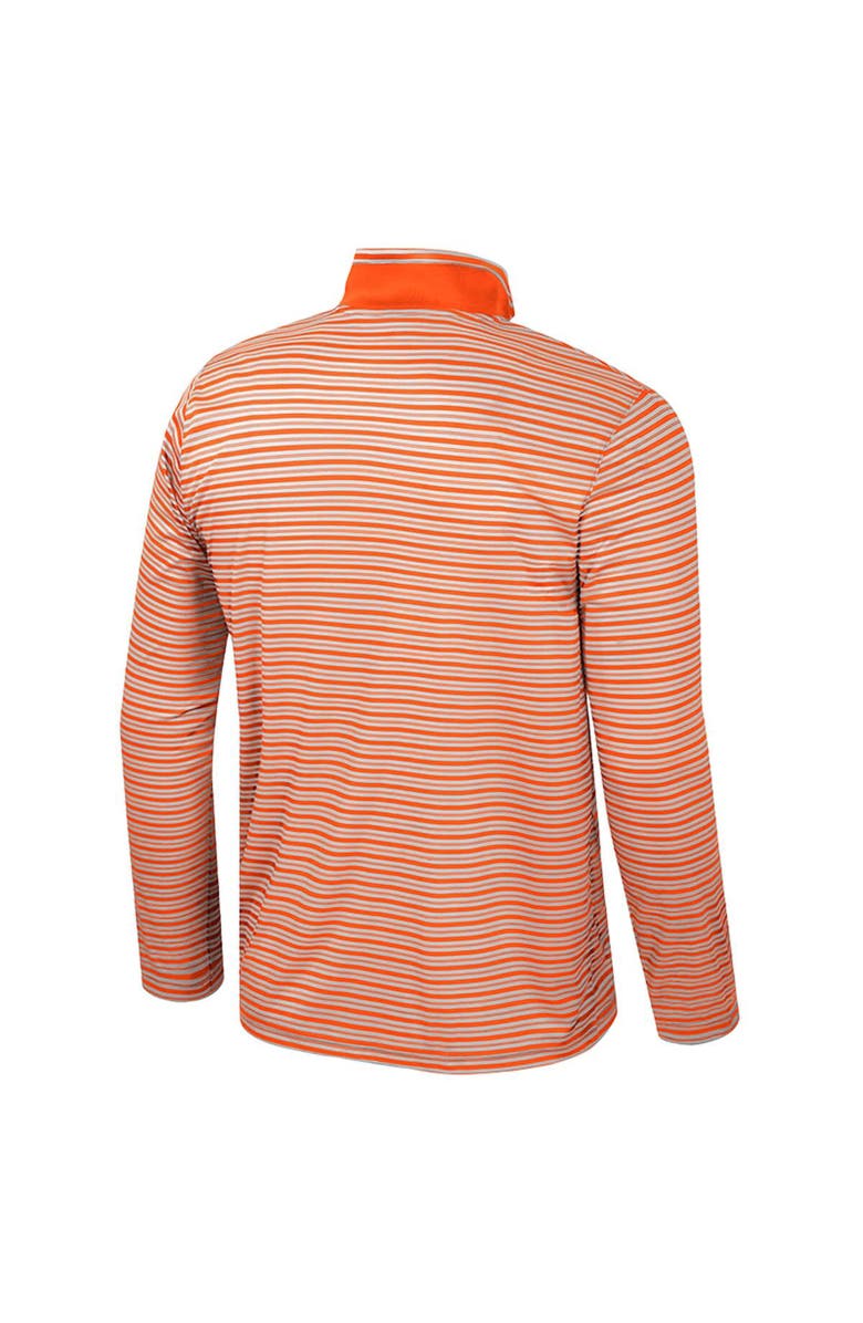 COLOSSEUM Men's Colosseum Orange Syracuse Orange Striped Quarter-Zip Top, Alternate, color, Orange