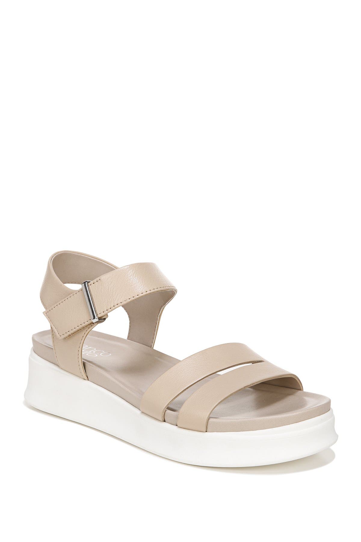Essie Ankle Strap Platform Sandal, Main, color, SAND