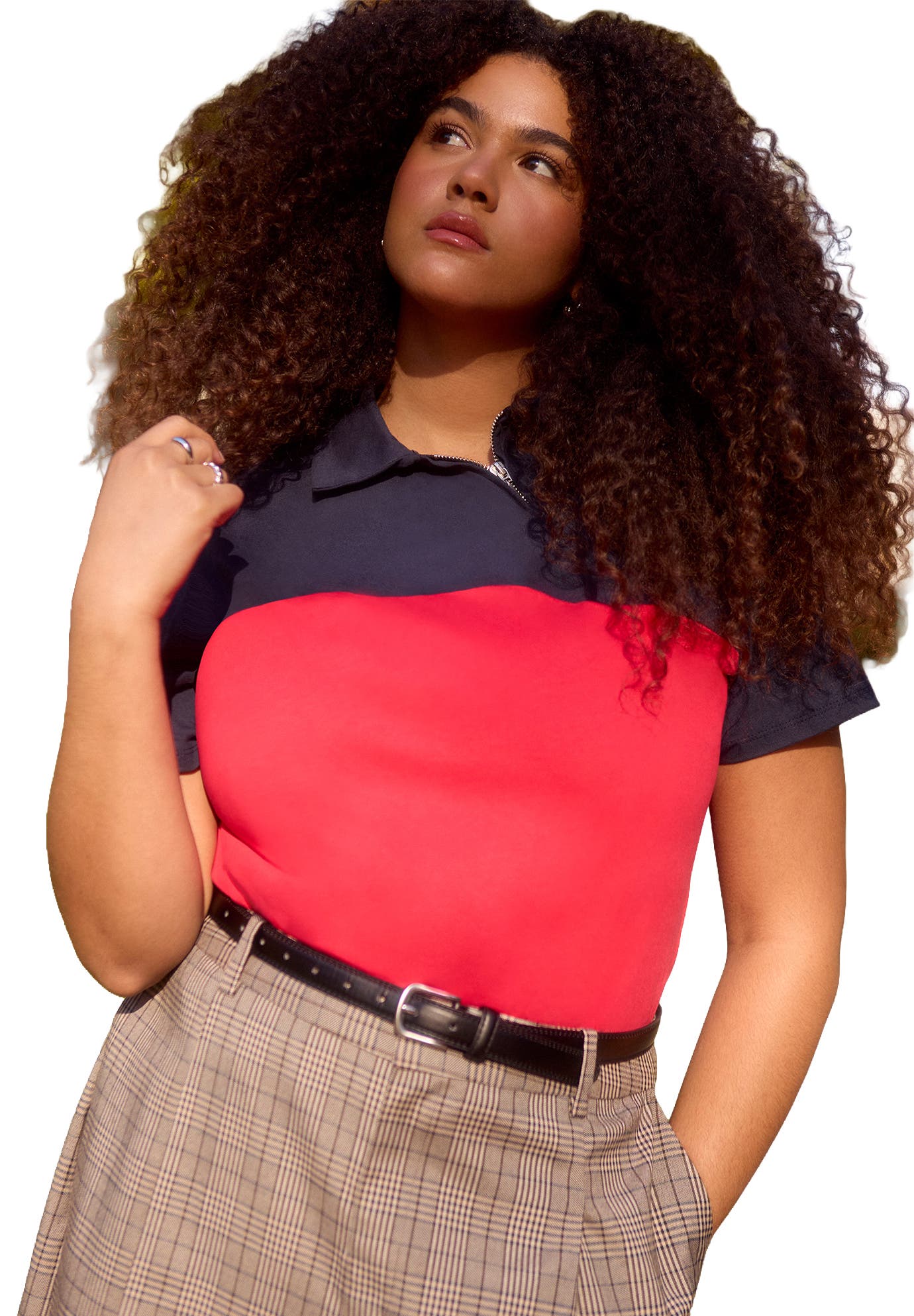 selected RED AND NAVY