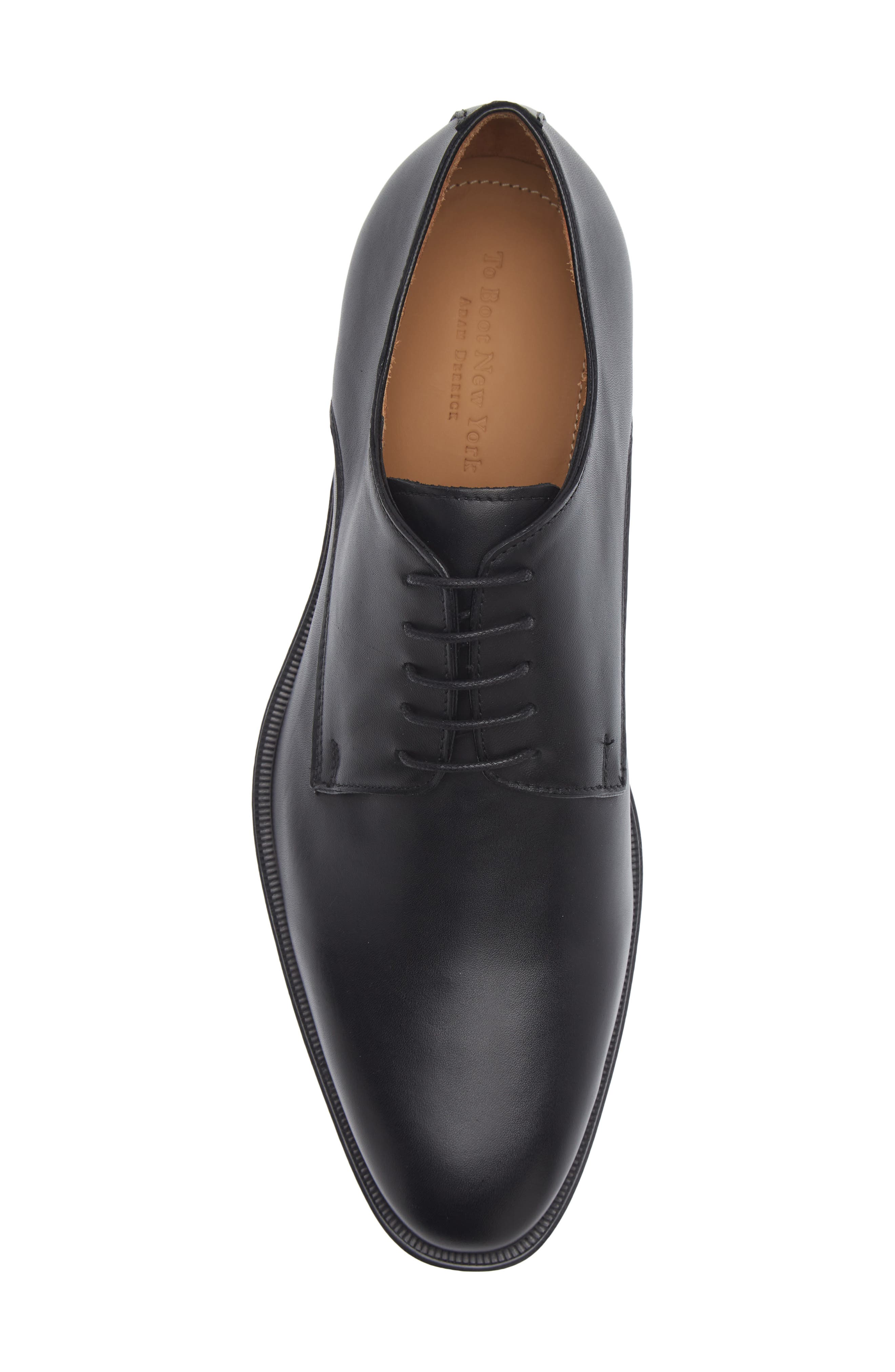 Natick Plain Toe Derby, Alternate, color, CRUST PAOLO BLACK