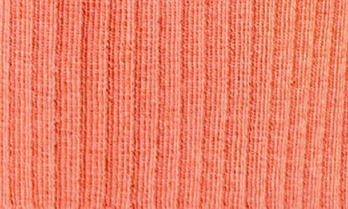 Jones New York Sutton Open Front Rib Cardigan In Coral Sun