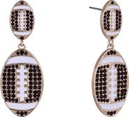 Hallmark Game Day Stone Football Earrings