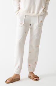 Electric & Rose Daisy Embellished Fleece Sweatpants