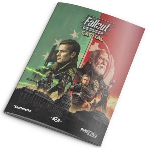 Fallout Wasteland Warfare, Capital Rules Expansion, RPG Book & 135 New Cards
