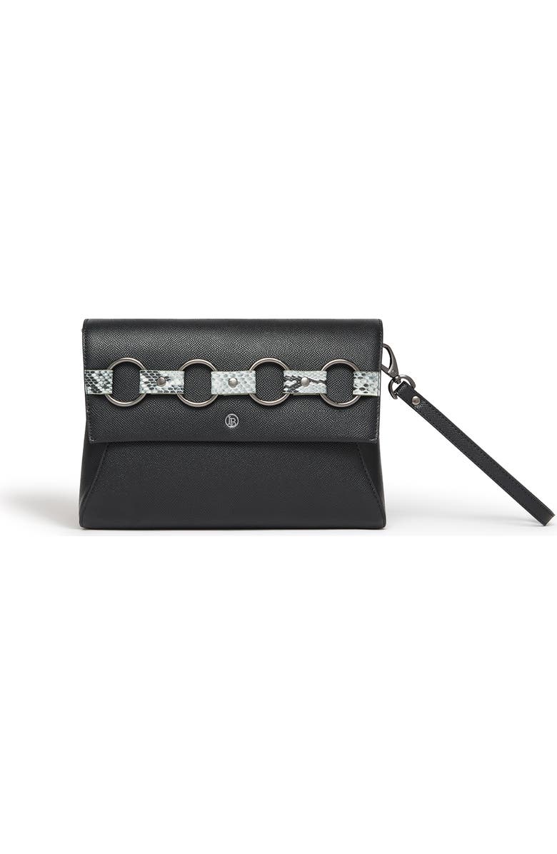 LaBante London Alder Clutch & Cross-Body Bag, Alternate, color, Black