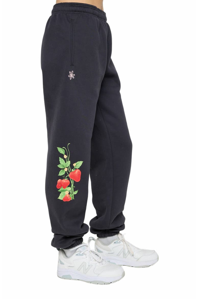 Life Is Sweet Sweatpants, Alternate, color, BLACK