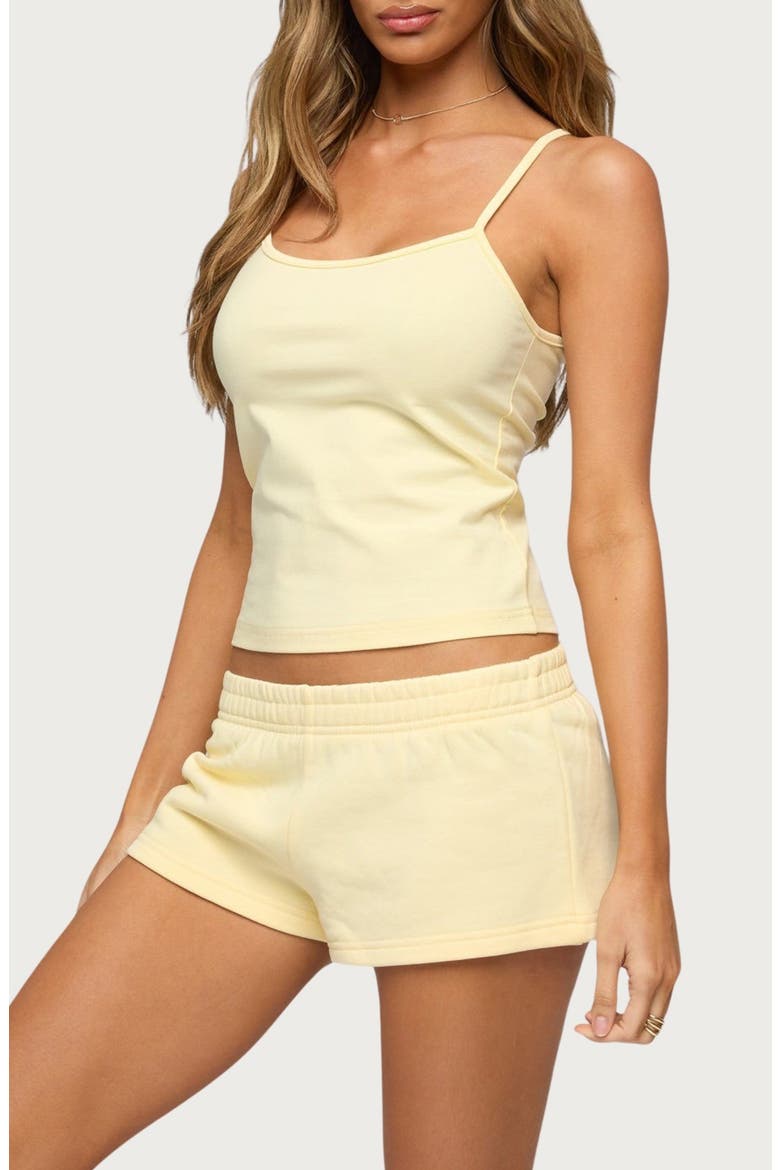 Cataleya Stretch Cotton Camisole, Alternate, color, YELLOW