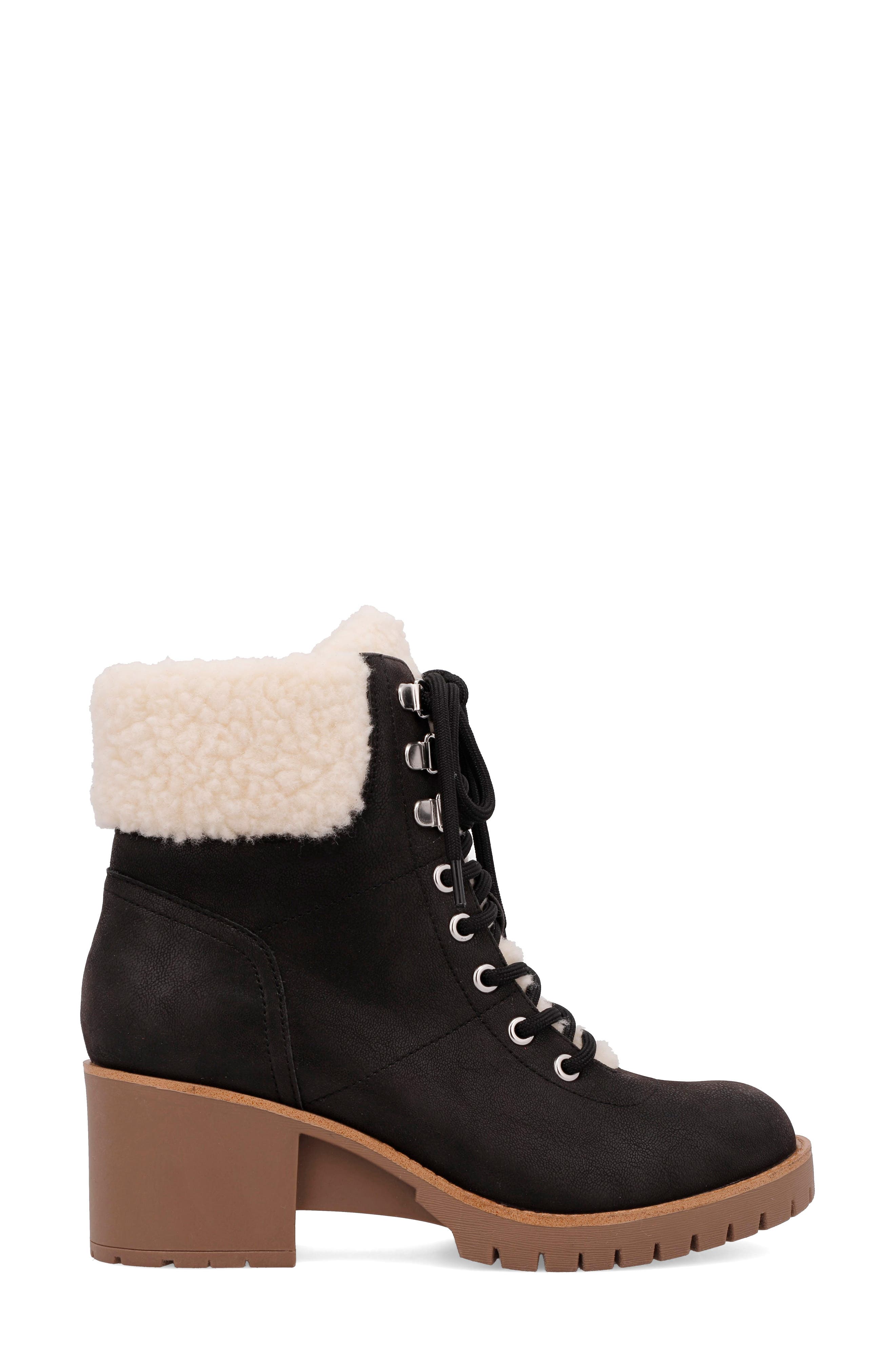 MIA AMORE Blaake Faux Shearling Lug Boot - Wide Width, Alternate, color, 