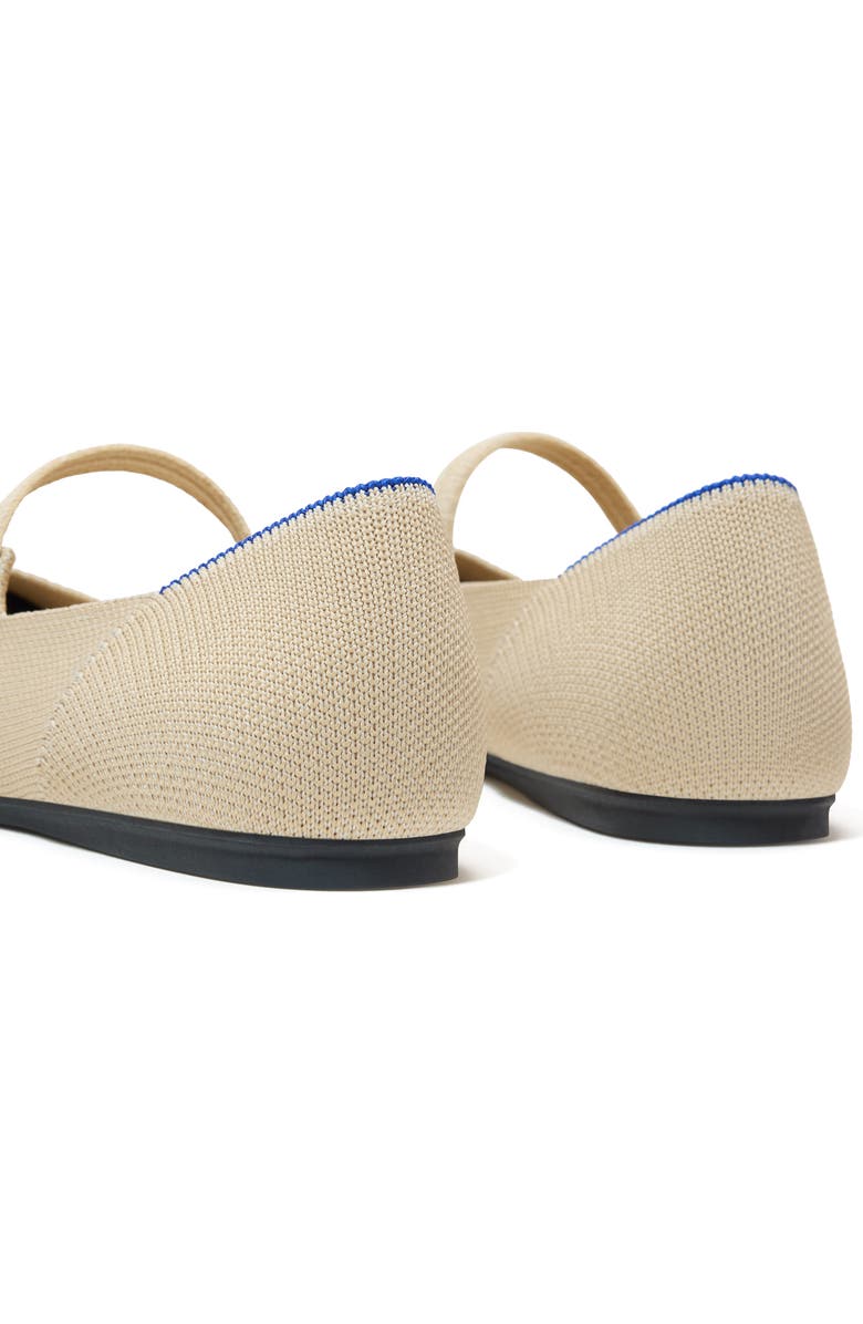 Rothy's The Square Mary Jane, Alternate, color, Cream Captoe