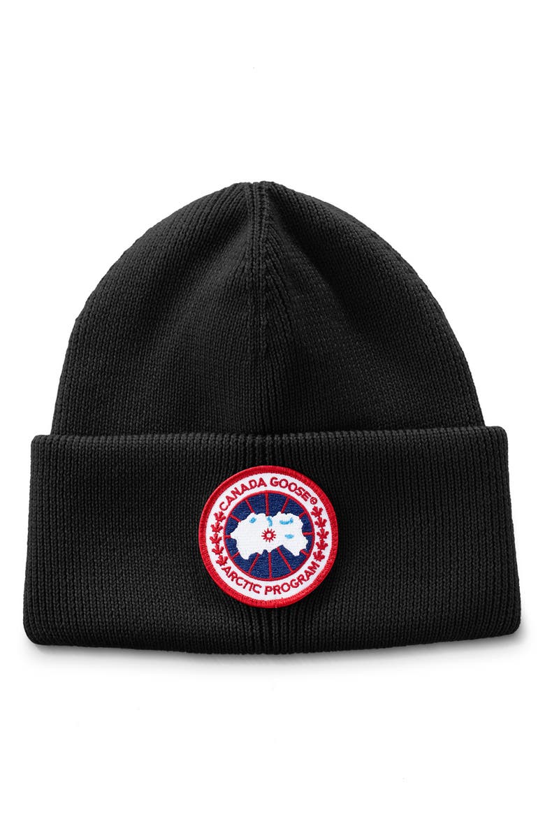 Canada Goose Arctic Disc Merino Wool Toque Beanie, Main, color,
