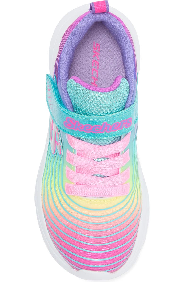 SKECHERS Kids' Power Jams Sneaker, Alternate, color, Turquoise/ Multi