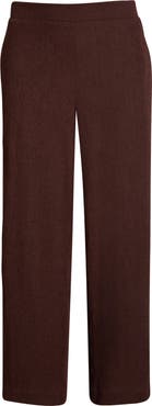 AK ANNE KLEIN Knit Pull-On Wide Leg Pants