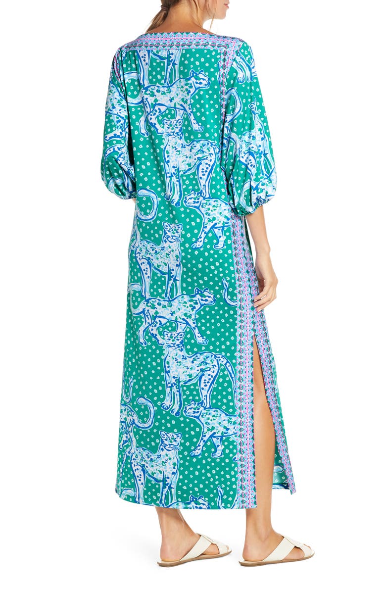 Lilly Pulitzer<sup>®</sup> Silva Maxi Dress, Alternate, color, Emerald Isle On The Prowl