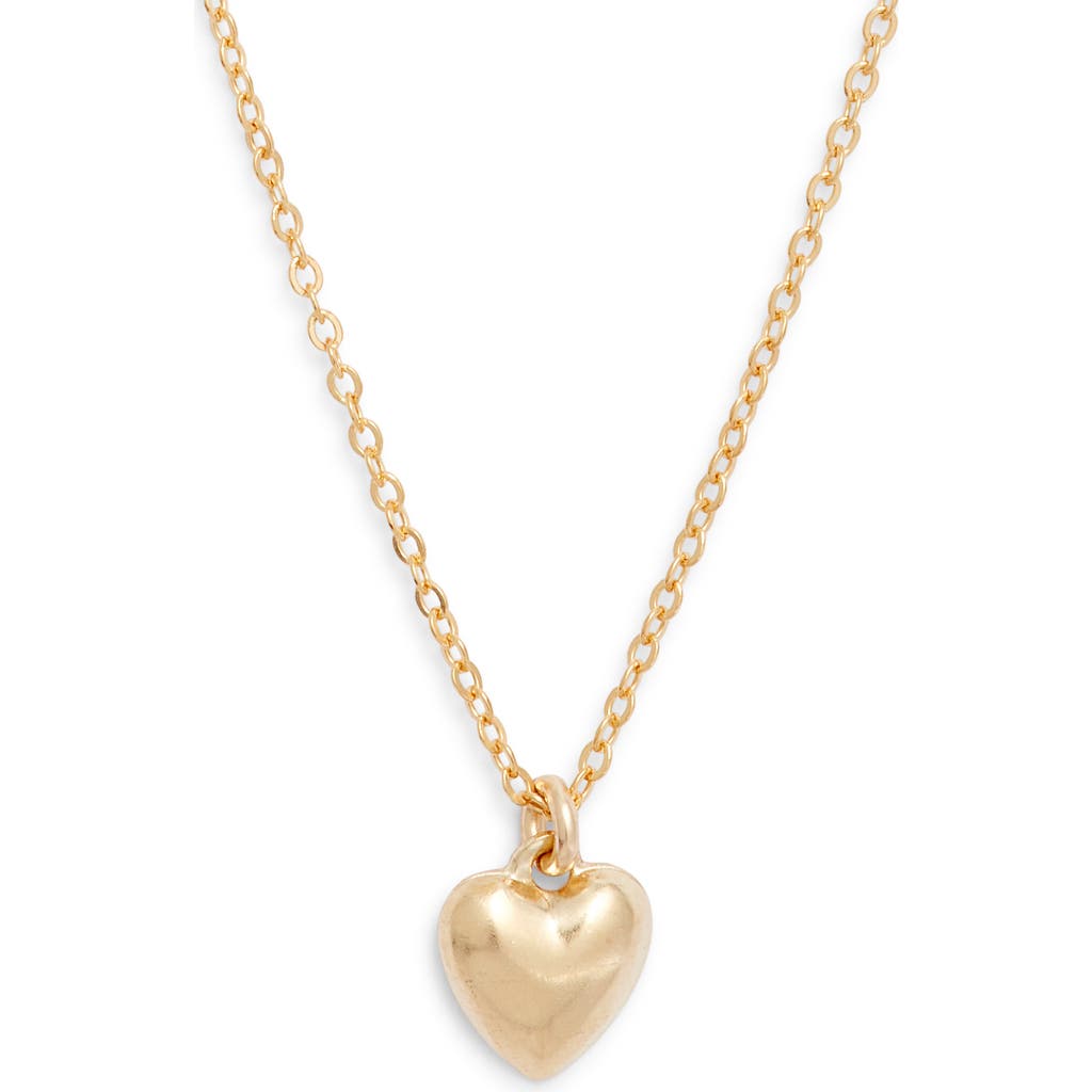 Set & Stones Romee Heart Pendant Necklace In Gold