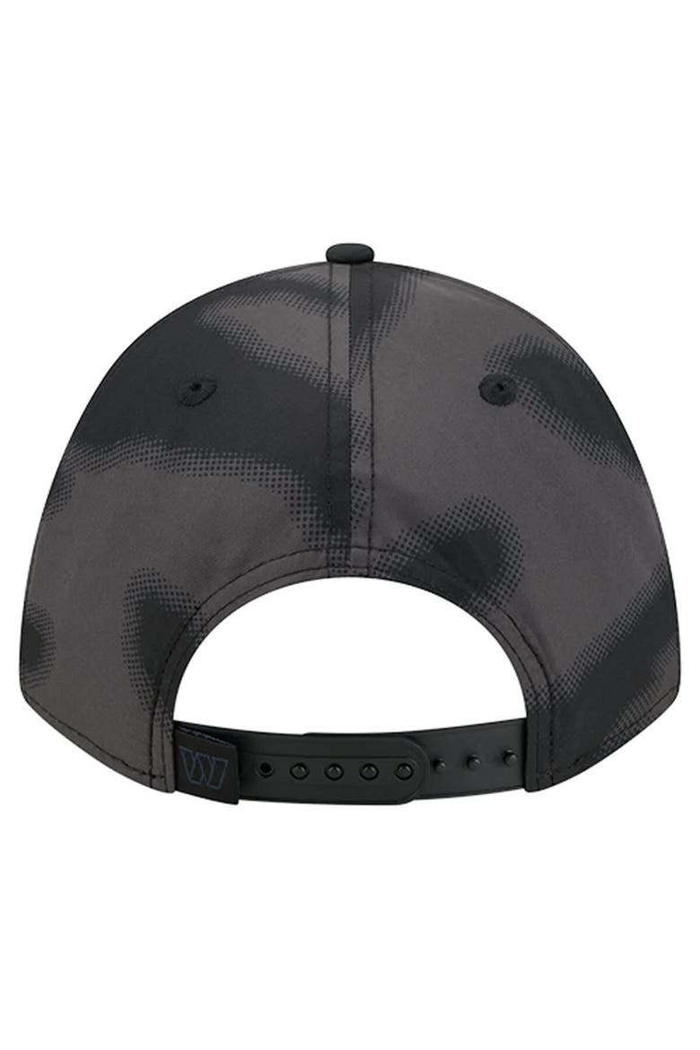 Men's New Era Gray Washington Commanders Halftone Camo 9FORTY Hat, Alternate, color, Gray