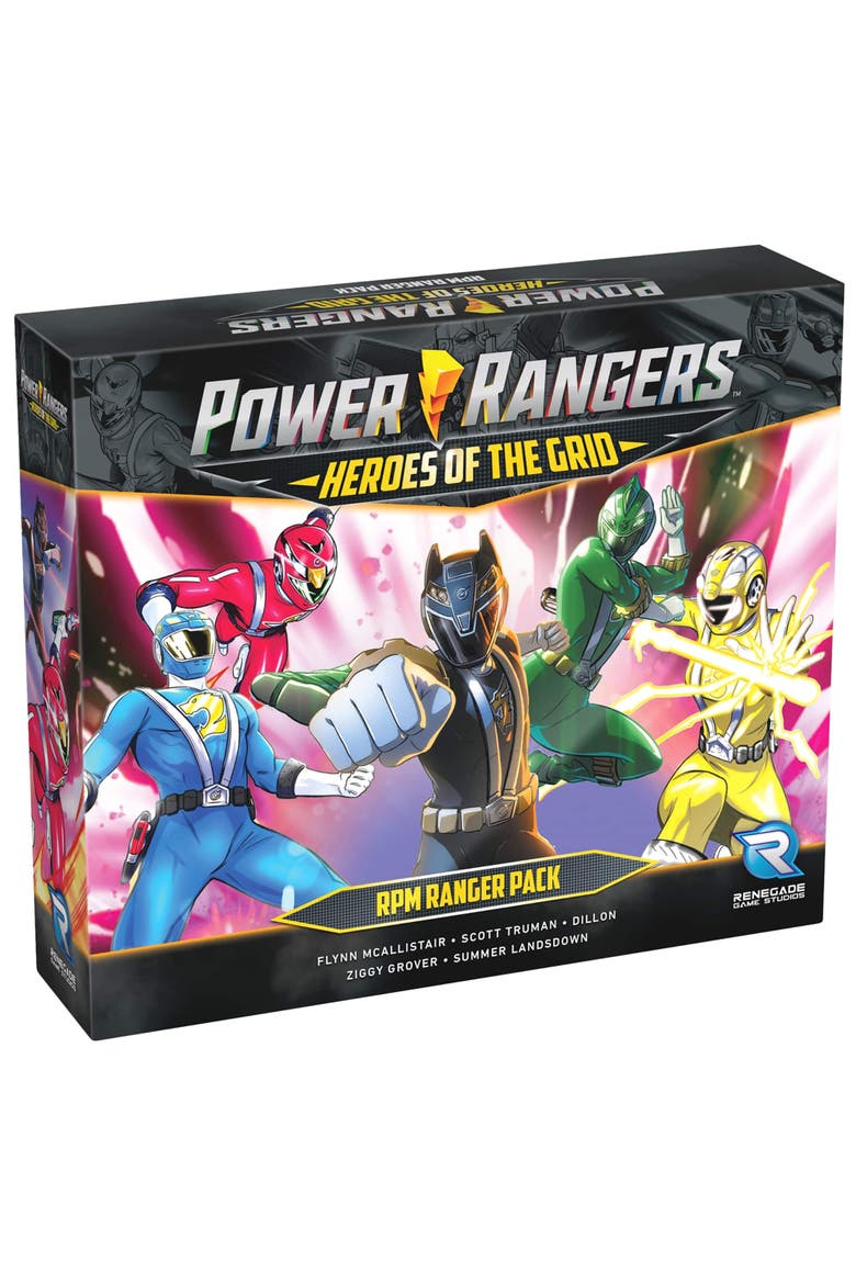 Power Rangers Heroes of the Grid RPM Ranger Pack Expansion, Main, color, Multicolored