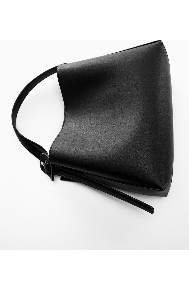 MANGO Faux Leather Shopper Tote, Alternate, color,