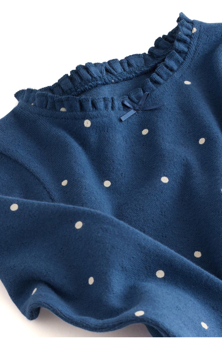 NEXT Kids' Polka Dot Long Sleeve T-Shirt, Alternate, color, Blue