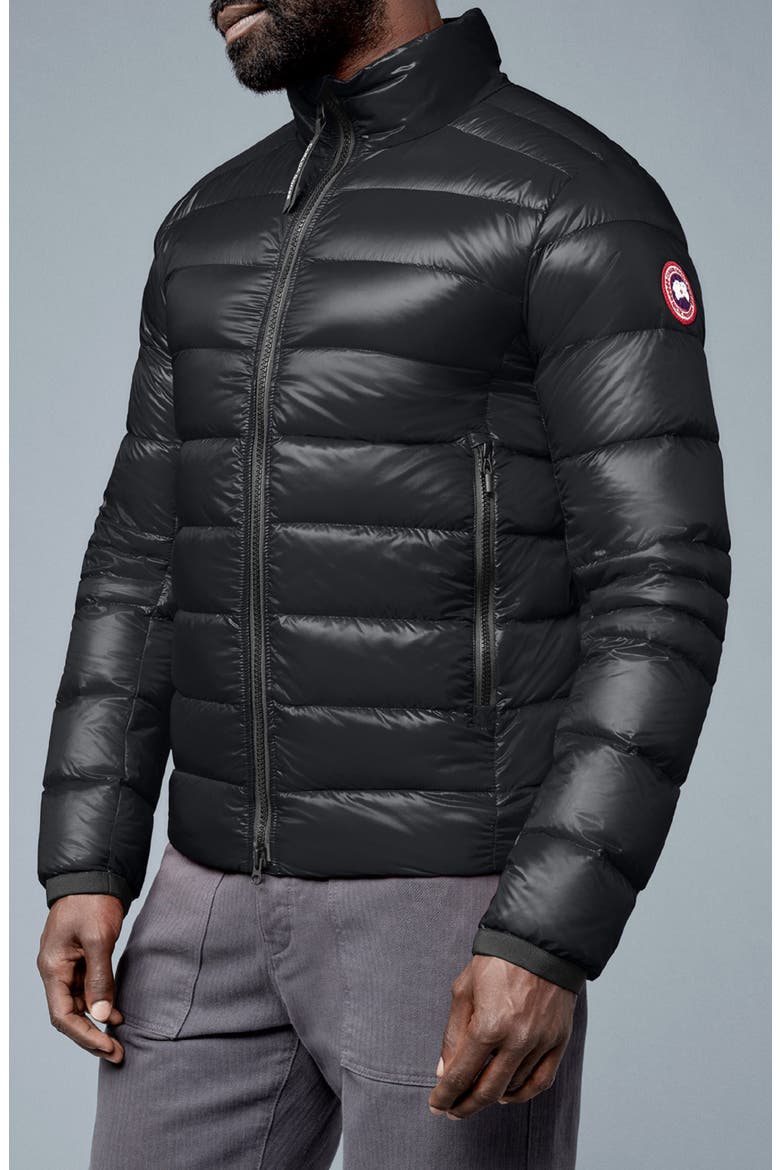 Crofton Water Resistant Packable Quilted 750 Fill Power Down Jacket, Alternate, color, BLACK - NOIR
