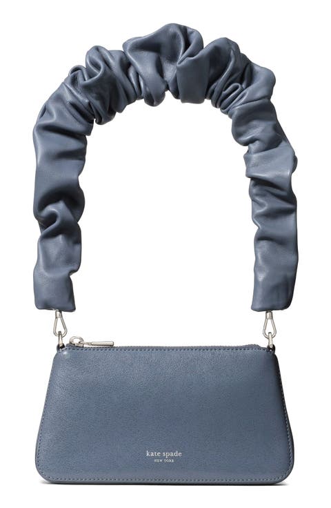 grace glazed leather shoulder bag