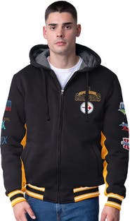 G-III Extreme Men's G-III Extreme Black Pittsburgh Steelers No Huddle Commemorative Full-Zip Hoodie Jacket