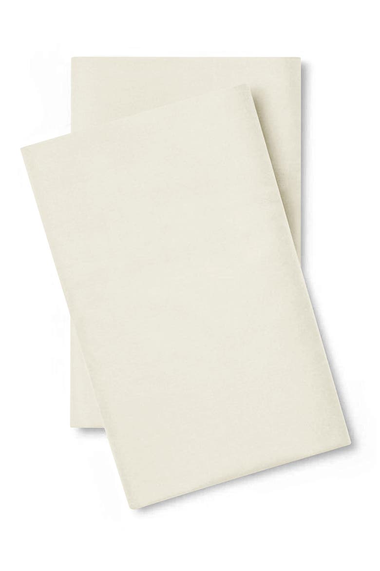 Luxe Soft & Smooth Pillowcase 2-Piece Set, Main, color, CREAM