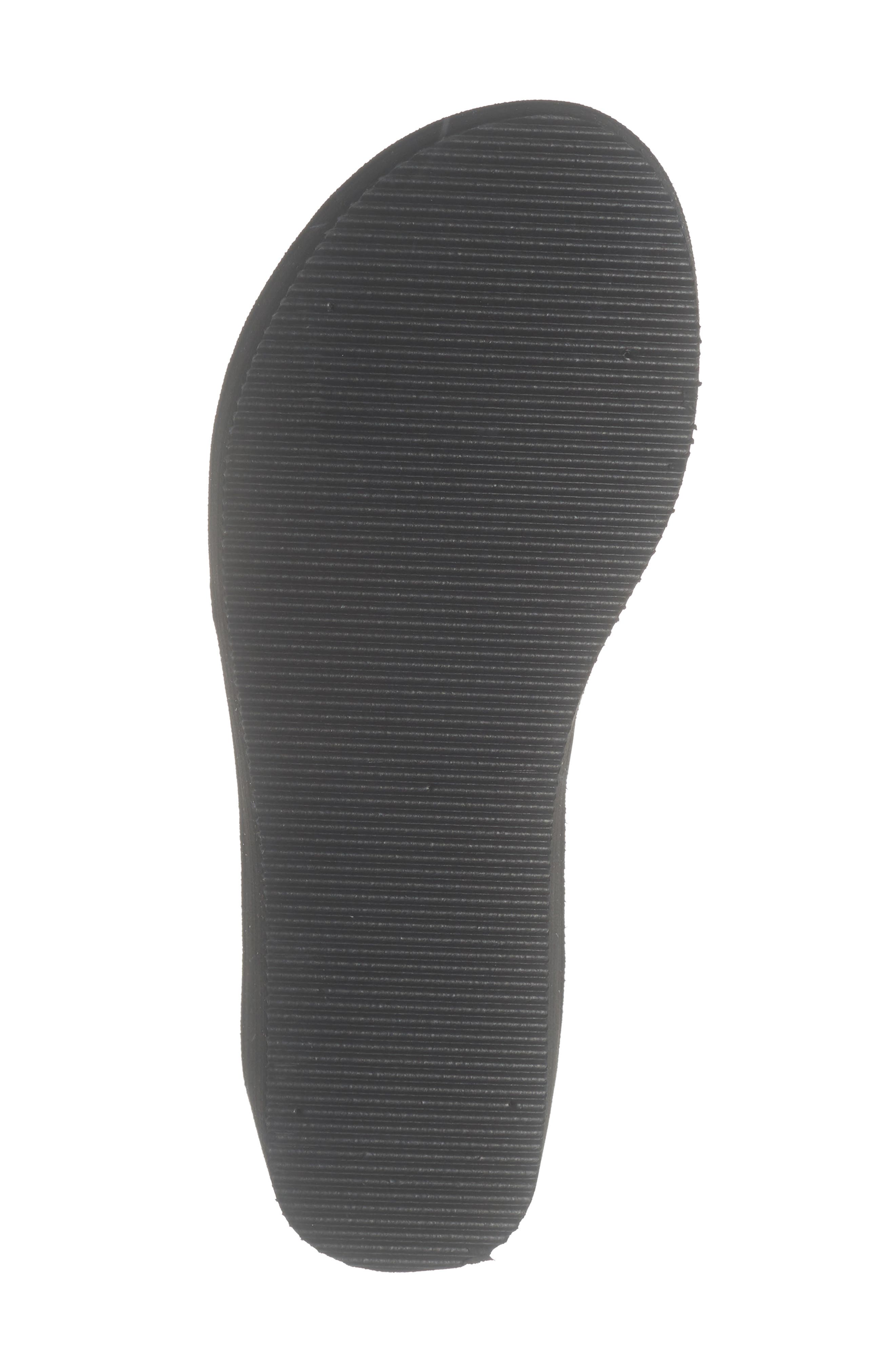 Herera Platform Wedge Flip Flop, Alternate, color, BLACK