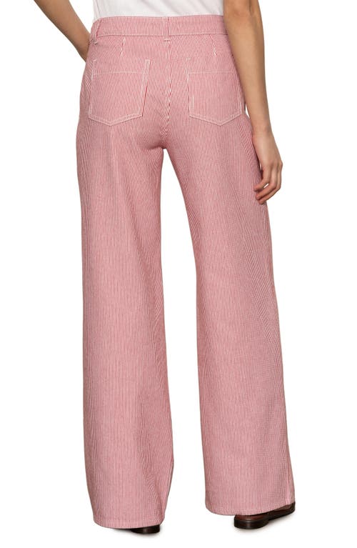 Sanctuary The Marine Stripe Patch Pocket Wide Leg Pants