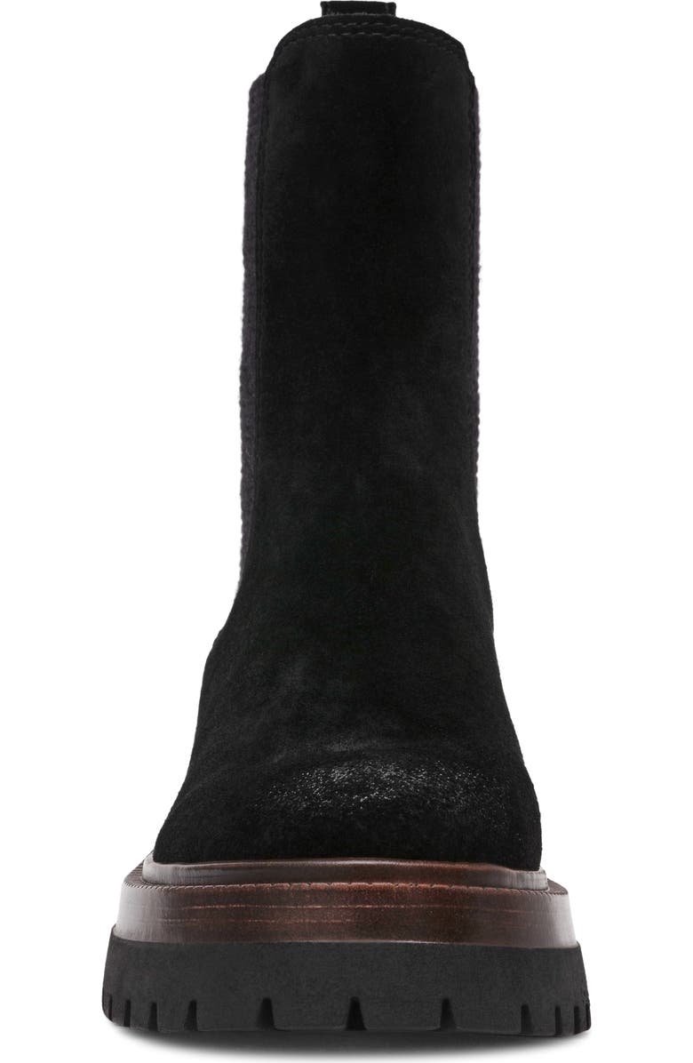Steve Madden Blitzen Platform Chelsea Boot, Alternate, color, Black Suede