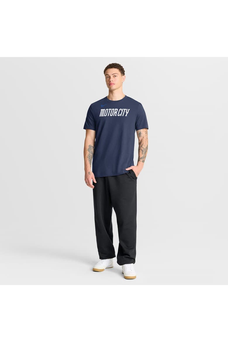 Men's Nike Navy Detroit Tigers City Connect Large Logo T-Shirt, Alternate, color, Navy