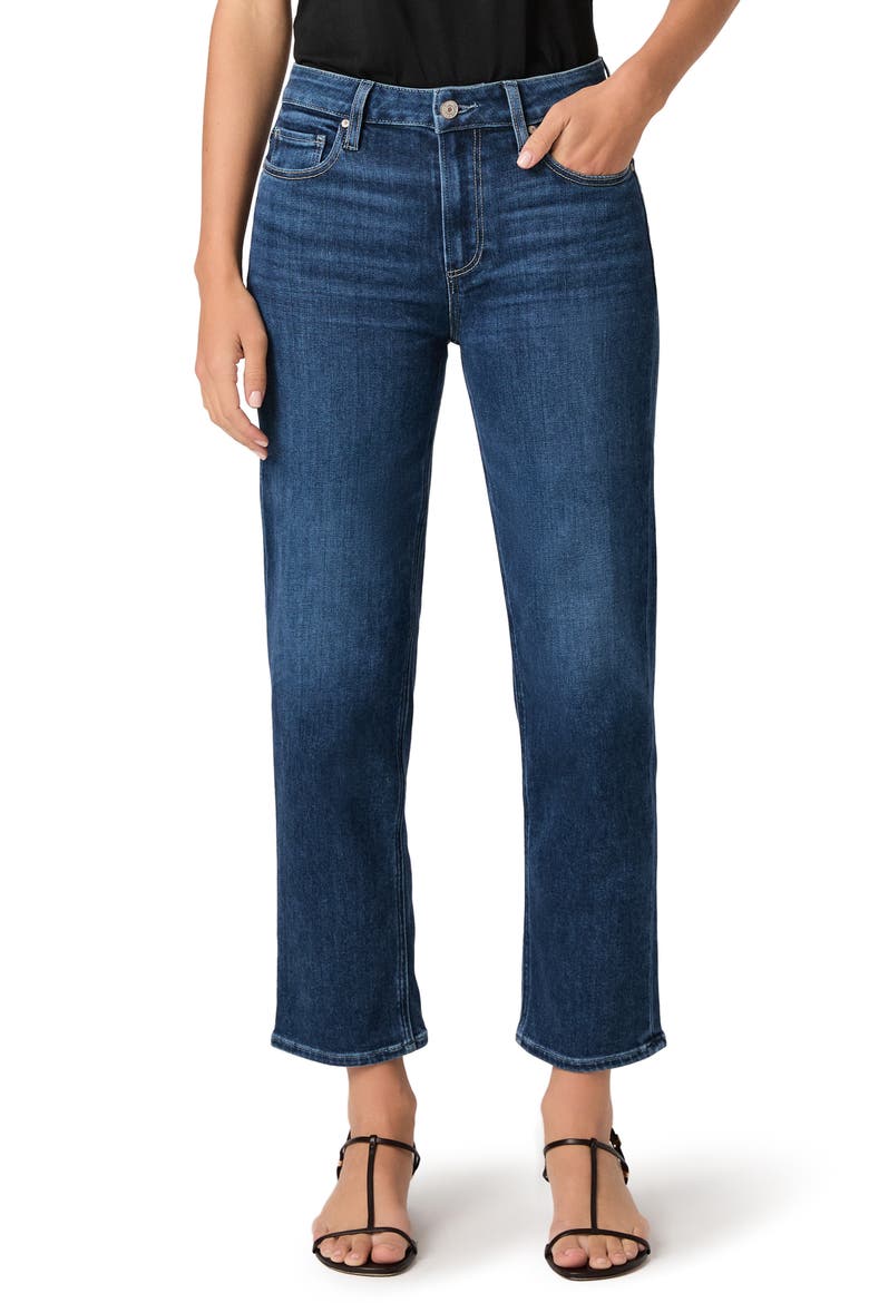 Mason Mid Rise Ankle Straight Leg Jeans, Main, color, NEUTRA
