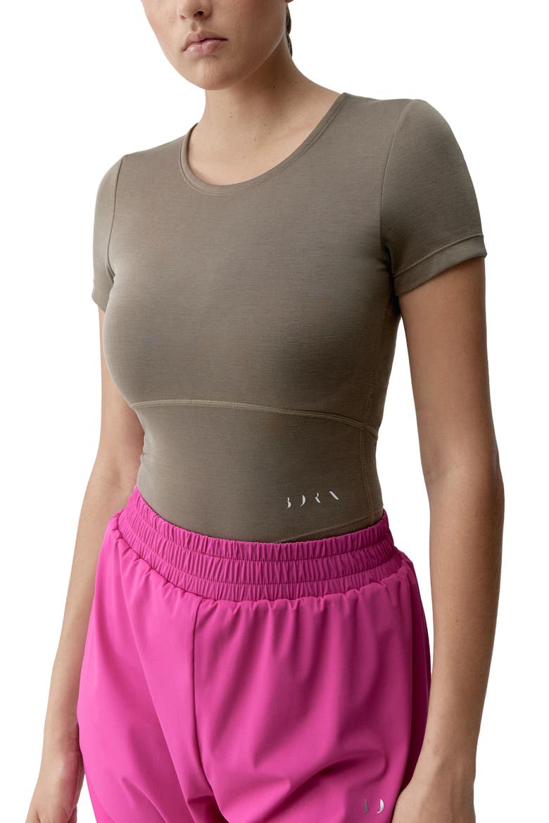Aldina Performance Sports T-Shirt, Alternate, color, Dark Taupe