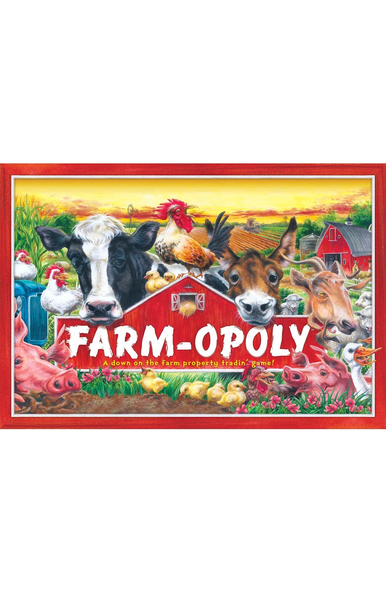 Late for the Sky Farmopoly Monopoly Board Game, Alternate, color, Multicolored