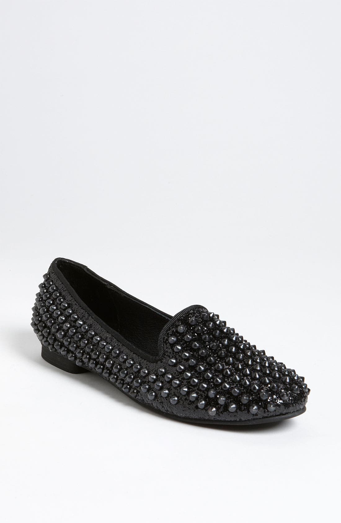 'Studlyy' Flat, Main, color, BLACK