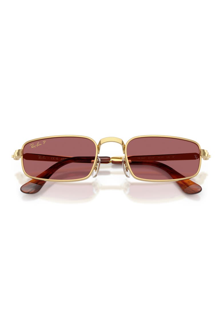54mm x A$AP Rocky Polarized Rectangular Sunglasses, Alternate, color, ARISTA / POLAR PURPLE