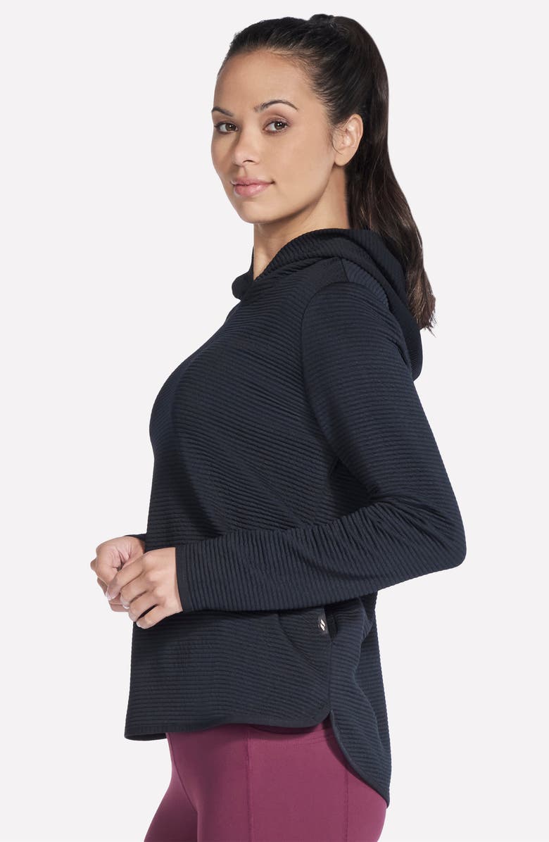 SKECHERS GO WALK<sup>®</sup> Everywhere Tunic Hoodie, Alternate, color, Black
