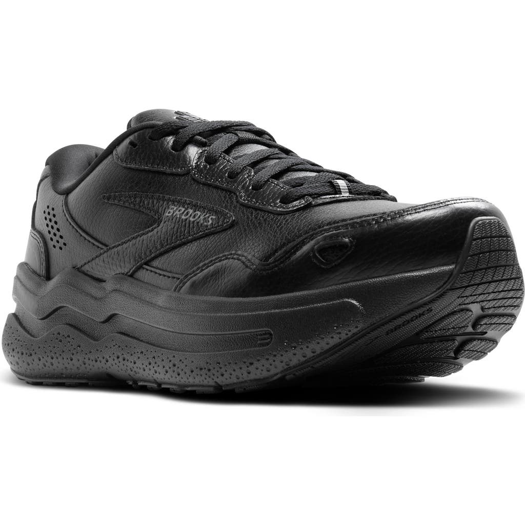 Brooks Ghost Max Sneaker In Black/black