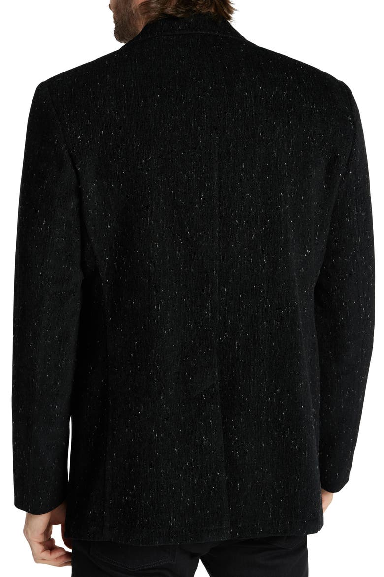 Hart Double Breasted Peacoat, Alternate, color, BLACK