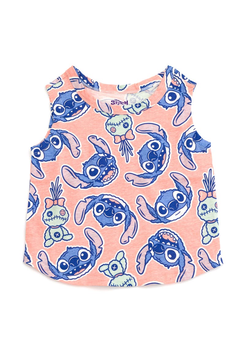 Frozen 2-Piece Tank Top and Shorts Set, Alternate, color, Pink Stitch Scrump