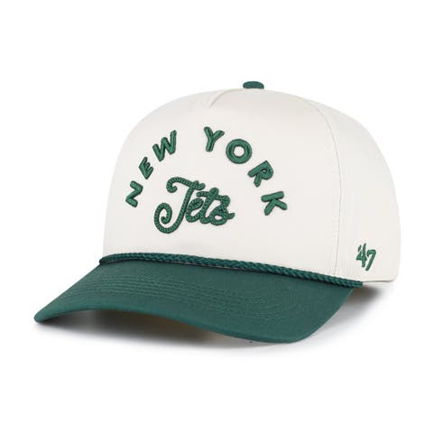 Women's '47 Natural New York Jets Rope Script Hitch Adjustable Hat