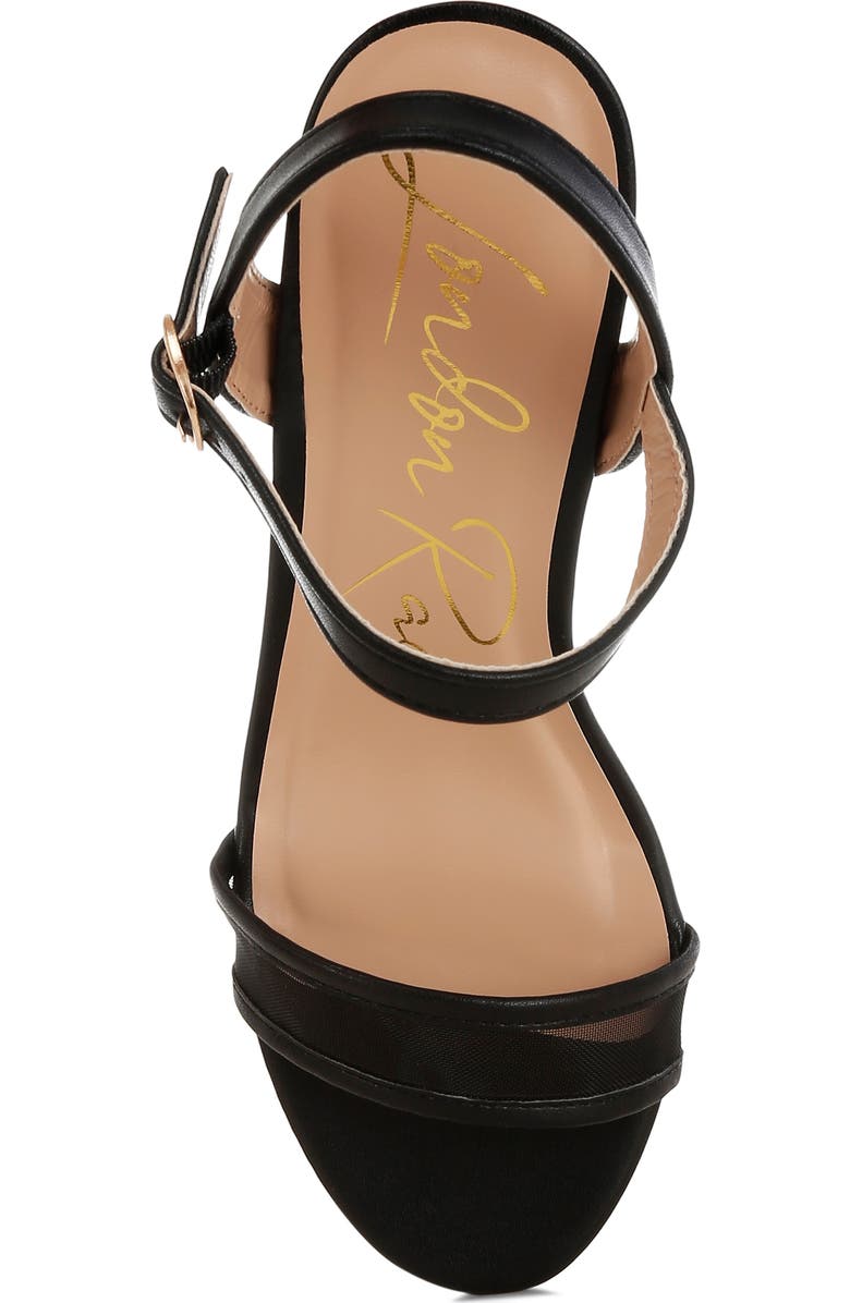 LONDON RAG Orpina Block Heel Sandal, Alternate, color, Black