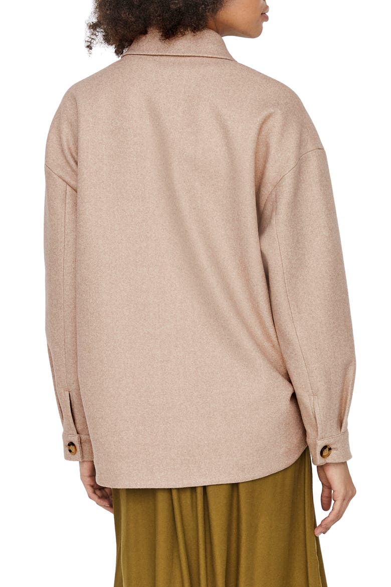 Ally Shirt Jacket, Alternate, color, SILVER MINK