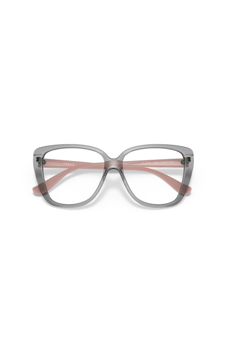 Vogue Eyewear 54mm Butterfly optical glasses, Alternate, color, Grey