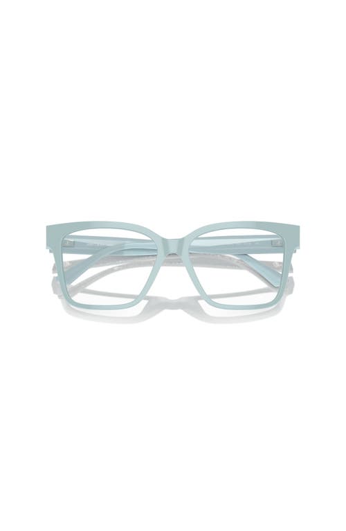 Jimmy Choo 55mm Rectangle Optical Glasses In Blue