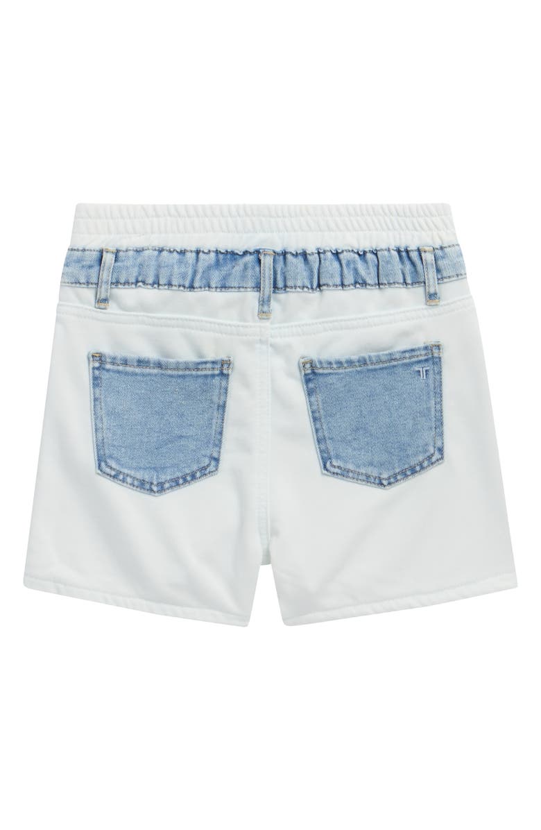 Tractr Kids' Drawstring Waist Denim Shorts, Alternate, color, Light Indigo