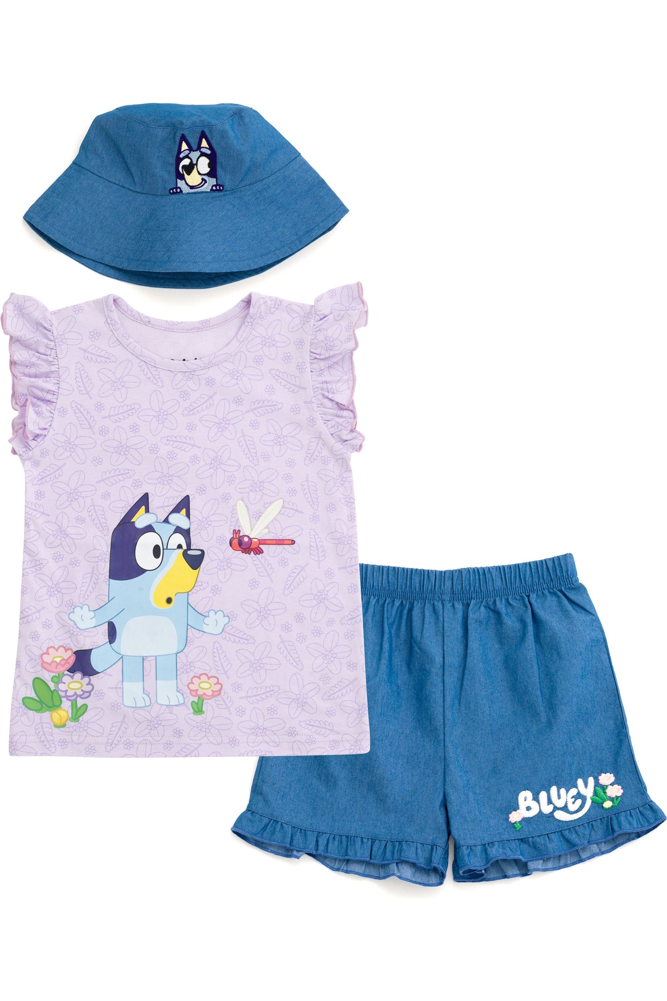 selected Bluey Lilac Chambray