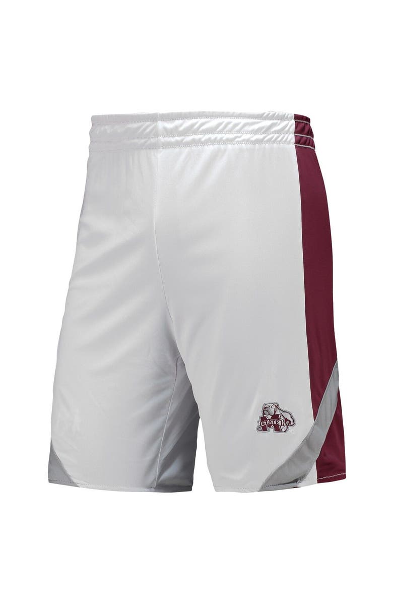 COLOSSEUM Men's Colosseum Maroon/White Mississippi State Bulldogs Am I Wrong Reversible Shorts, Alternate, color, 